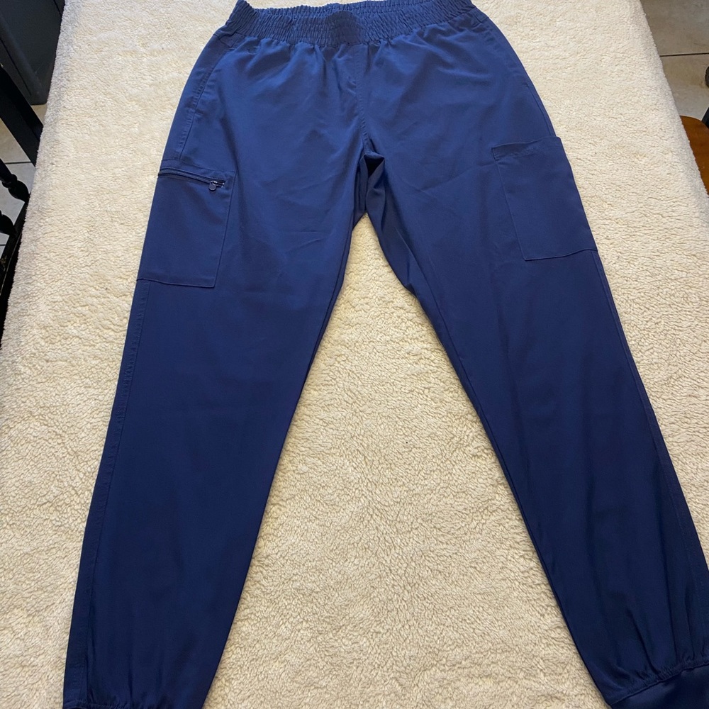 Med Couture Joggers. Navy Blue. Medium Tall